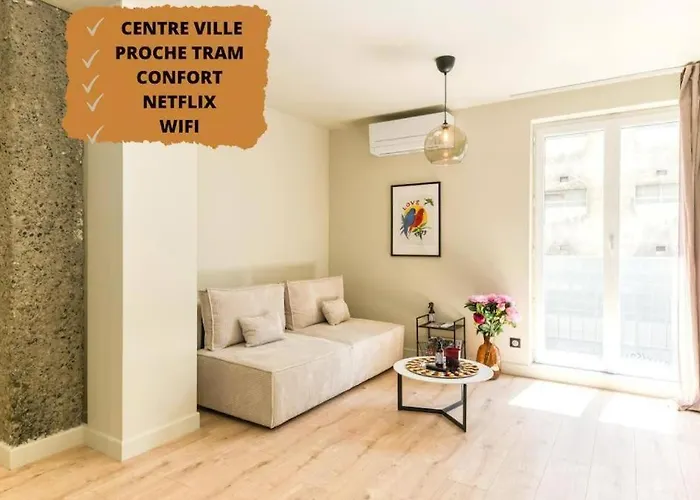 Le Mila ¶ Centre ¶ Confort ¶ Tram ¶ Climatisation מלון גרנובל